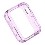 Maxbell New Soft Smart Watch Case Housing Frame Protector For Xiaomi Clear Purple