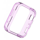 Maxbell New Soft Smart Watch Case Housing Frame Protector For Xiaomi Clear Purple