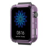 Maxbell New Soft Smart Watch Case Housing Frame Protector For Xiaomi Clear Purple