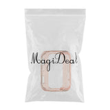 Maxbell New Soft Smart Watch Case Housing Frame Protector For Xiaomi Clear Pink