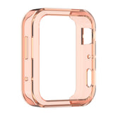 Maxbell New Soft Smart Watch Case Housing Frame Protector For Xiaomi Clear Pink