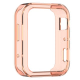 Maxbell New Soft Smart Watch Case Housing Frame Protector For Xiaomi Clear Pink