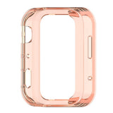 Maxbell New Soft Smart Watch Case Housing Frame Protector For Xiaomi Clear Pink