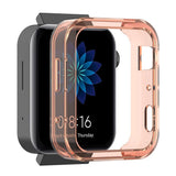 Maxbell New Soft Smart Watch Case Housing Frame Protector For Xiaomi Clear Pink