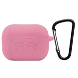 Maxbell Earphone 3D Protctive Case for Apple Airpods Pro Silicone Storage Box Pink