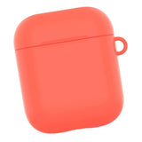 Maxbell Bluetooth Earphone Silica gel Dust Proof Cover For Airpods1  2 Red
