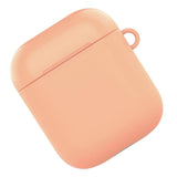 Maxbell Bluetooth Earphone Silica gel Dust Proof Cover For Airpods1  2 Red apricot