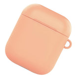 Maxbell Bluetooth Earphone Silica gel Dust Proof Cover For Airpods1  2 Red apricot