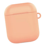 Maxbell Bluetooth Earphone Silica gel Dust Proof Cover For Airpods1  2 Red apricot