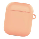 Maxbell Bluetooth Earphone Silica gel Dust Proof Cover For Airpods1  2 Red apricot