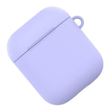 Maxbell Bluetooth Earphone Silica gel Dust Proof Cover For Airpods1  2 Purple