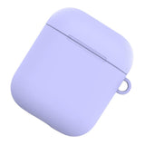 Maxbell Bluetooth Earphone Silica gel Dust Proof Cover For Airpods1  2 Purple
