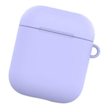 Maxbell Bluetooth Earphone Silica gel Dust Proof Cover For Airpods1  2 Purple