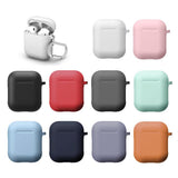 Maxbell Earphone 3D Protctive Case for Apple Airpods Soft Silicone Cover White