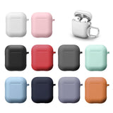Maxbell Earphone 3D Protctive Case for Apple Airpods Soft Silicone Cover White