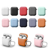Maxbell Earphone 3D Protctive Case for Apple Airpods Soft Silicone Cover White