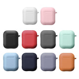 Maxbell Earphone 3D Protctive Case for Apple Airpods Soft Silicone Cover White