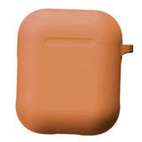 Maxbell Earphone 3D Protctive Case for Apple Airpods Soft Silicone Cover Orange