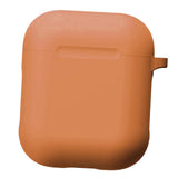 Maxbell Earphone 3D Protctive Case for Apple Airpods Soft Silicone Cover Orange