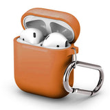 Maxbell Earphone 3D Protctive Case for Apple Airpods Soft Silicone Cover Orange