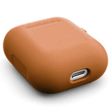Maxbell Earphone 3D Protctive Case for Apple Airpods Soft Silicone Cover Orange
