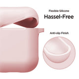 Maxbell Earphone 3D Protctive Case for Apple Airpods Soft Silicone Cover Pink