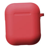 Maxbell Earphone 3D Protctive Case for Apple Airpods Soft Silicone Cover Red
