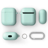 Maxbell Earphone 3D Protctive Case for Apple Airpods Soft Silicone Cover Green