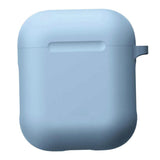Maxbell Earphone 3D Protctive Case for Apple Airpods Soft Silicone Cover Light Blue