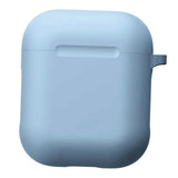 Maxbell Earphone 3D Protctive Case for Apple Airpods Soft Silicone Cover Light Blue