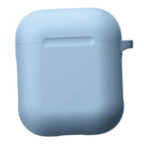 Maxbell Earphone 3D Protctive Case for Apple Airpods Soft Silicone Cover Light Blue