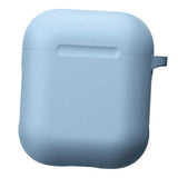 Maxbell Earphone 3D Protctive Case for Apple Airpods Soft Silicone Cover Light Blue