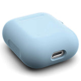 Maxbell Earphone 3D Protctive Case for Apple Airpods Soft Silicone Cover Light Blue
