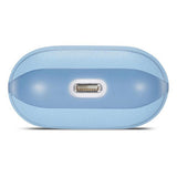 Maxbell Protective Leather Case Cover - Anti Lost Skin Case for Airpods Sky Blue