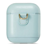 Maxbell Protective Leather Case Cover - Anti Lost Skin Case for Airpods Green
