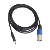 Maxbell Male 3.5mm to XLR Audio Male/Female Cable for HDTV Male to XLR Male 3m