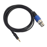 Maxbell Male 3.5mm to XLR Audio Male/Female Cable for HDTV Male to XLR Female 5m