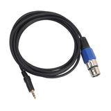 Maxbell Male 3.5mm to XLR Audio Male/Female Cable for HDTV Male to XLR Female 5m