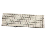 Maxbell White New Plastic US Laptop Keyboard Keypad for HP Home 15-da0000 15-da1000