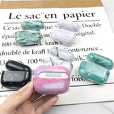 Maxbell Marble Protective CaseCover for Airpods Pro Wireless Bluetooth Headset S07