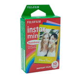 Maxbell 10Sheets Cartoon Rainbow Edge Film Photo Paper For Fujifilm Instax 7/8/9/10