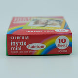 Maxbell 10Sheets Cartoon Rainbow Edge Film Photo Paper For Fujifilm Instax 7/8/9/10