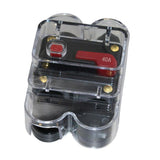 Maxbell CAR STEREO AUDIO CIRCUIT BREAKER FUSE INLINE FOR 12V DC CAR A/V SYSTEM 40A