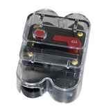 Maxbell CAR STEREO AUDIO CIRCUIT BREAKER FUSE INLINE FOR 12V DC CAR A/V SYSTEM 40A