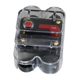 Maxbell CAR STEREO AUDIO CIRCUIT BREAKER FUSE INLINE FOR 12V DC CAR A/V SYSTEM 150A