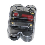 Maxbell CAR STEREO AUDIO CIRCUIT BREAKER FUSE INLINE FOR 12V DC CAR A/V SYSTEM 200A