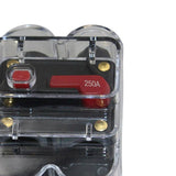 Maxbell CAR STEREO AUDIO CIRCUIT BREAKER FUSE INLINE FOR 12V DC CAR A/V SYSTEM 250A