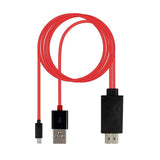 Maxbell Hight Quality Red Micro USB 2.0 To HDMI HD Cable Adapter For Samsung Android