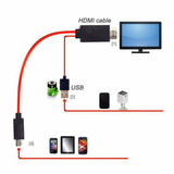 Maxbell Hight Quality Red Micro USB 2.0 To HDMI HD Cable Adapter For Samsung Android