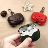 Maxbell Earphone Case PU Leather Protective Case Cover for Airpods Pro Deep Brown